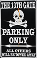 13th Gate Parking Sign