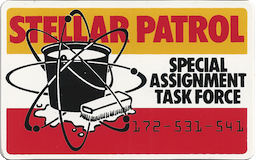 Front of Stellar Patrol Card